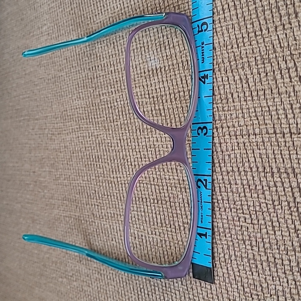 GUCCI TRANSLUCENT TEAL LAVENDER EYEGLASS FRAME - Picture 10 of 14